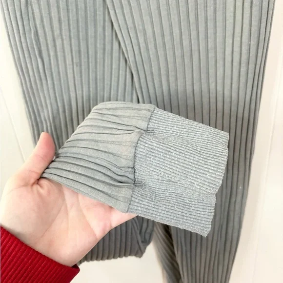 Nike Yoga green ribbed crossover jogger sweatpants size M - Picture 6 of 8